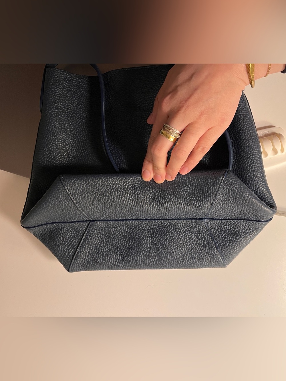 Mansur Gavriel Everyday Leather Tote, Color: Positano - Picture 9 of 11